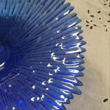 Cobalt blue glass dish