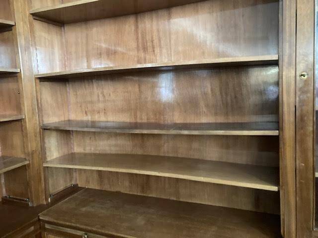 Old corner pharmacy cabinet