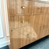 Wood effect formica sideboard