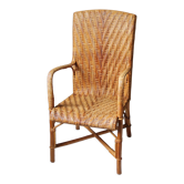 Fauteuil rotin vintage pour adulte