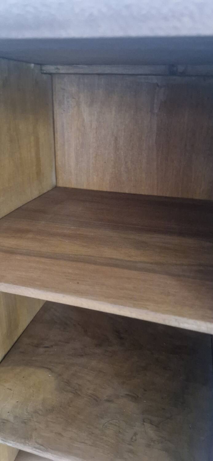 1950s handcrafted cabinet - Solid mahogany wood - Unique piece