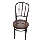 Old caned bistro chair fischel