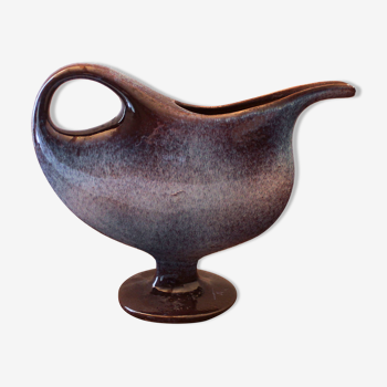 Vase verseuse en céramique Fred et Andrée Stocker années 60