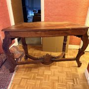 Antique carved wooden console – Louis XIV style – floral decoration