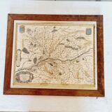 Antique 1631 map of the Duchy of Anjou by Guillaume Blaeu (1571-1638) after Lézin Guyet (1515-158)