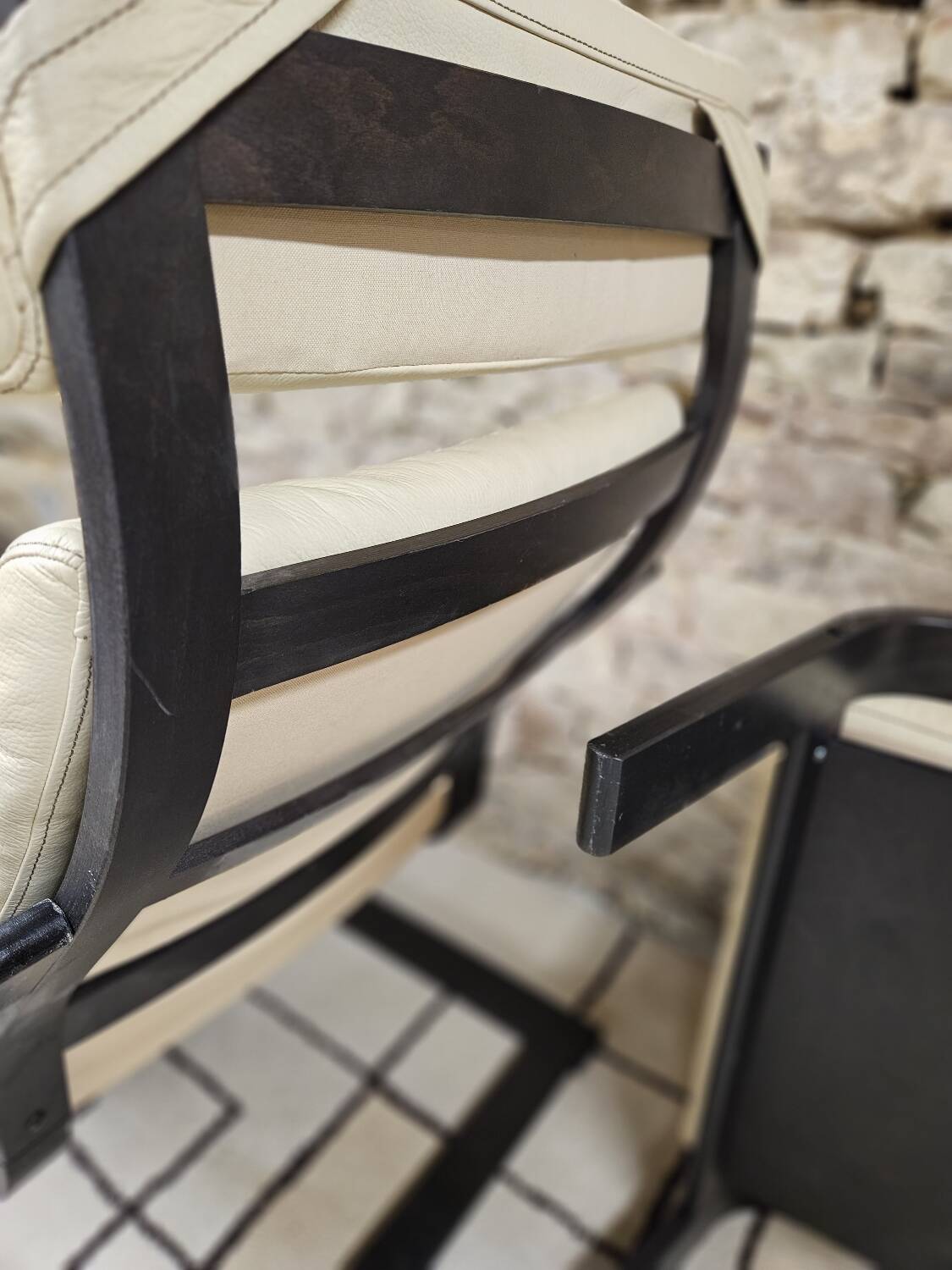 Lounge chair and its leather ottoman