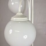 Floor lamp with three opaline balls