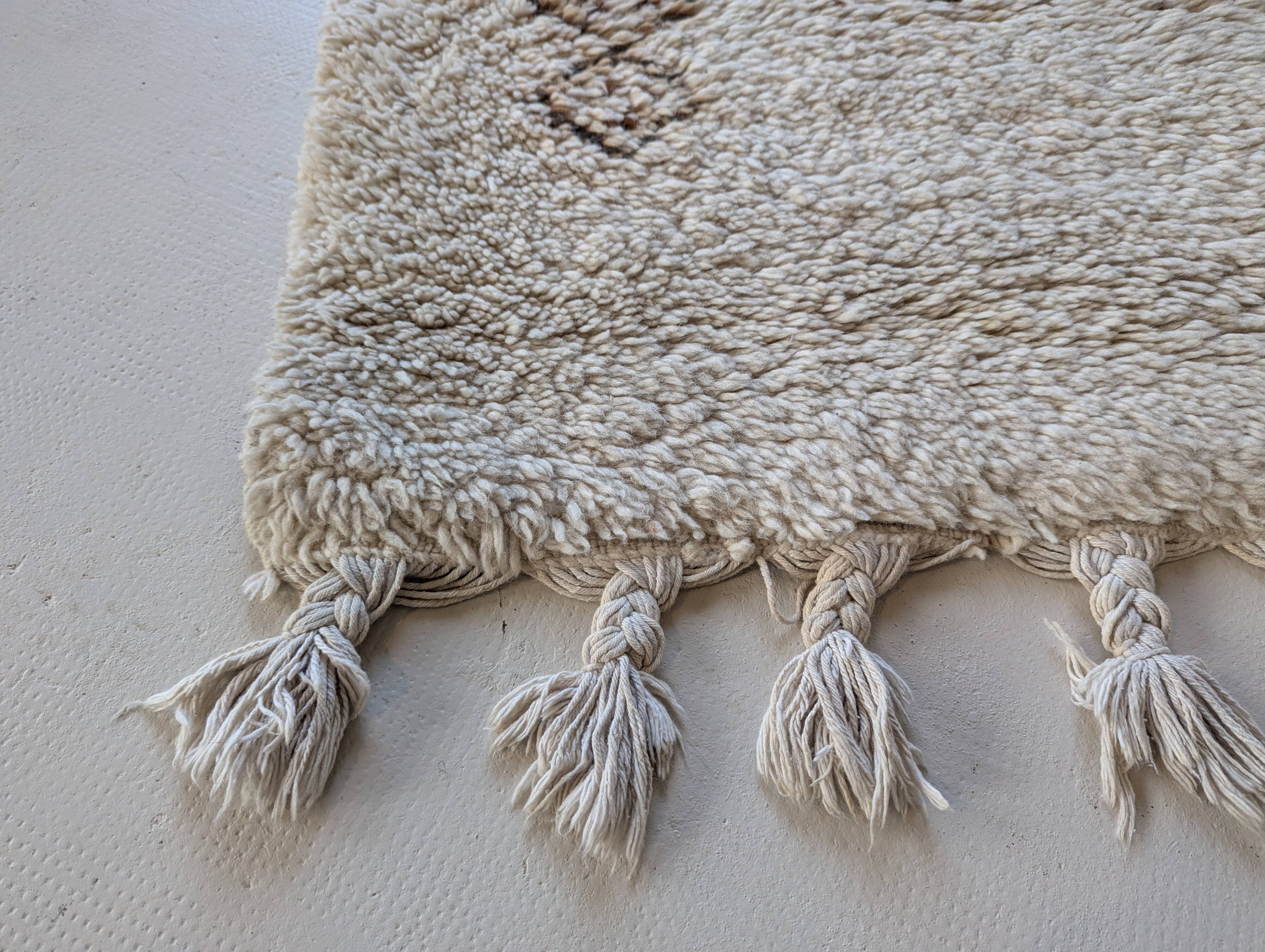 Tapis marocain vintage en laine