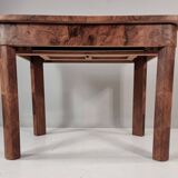 Art Deco dining table in walnut, 1960s