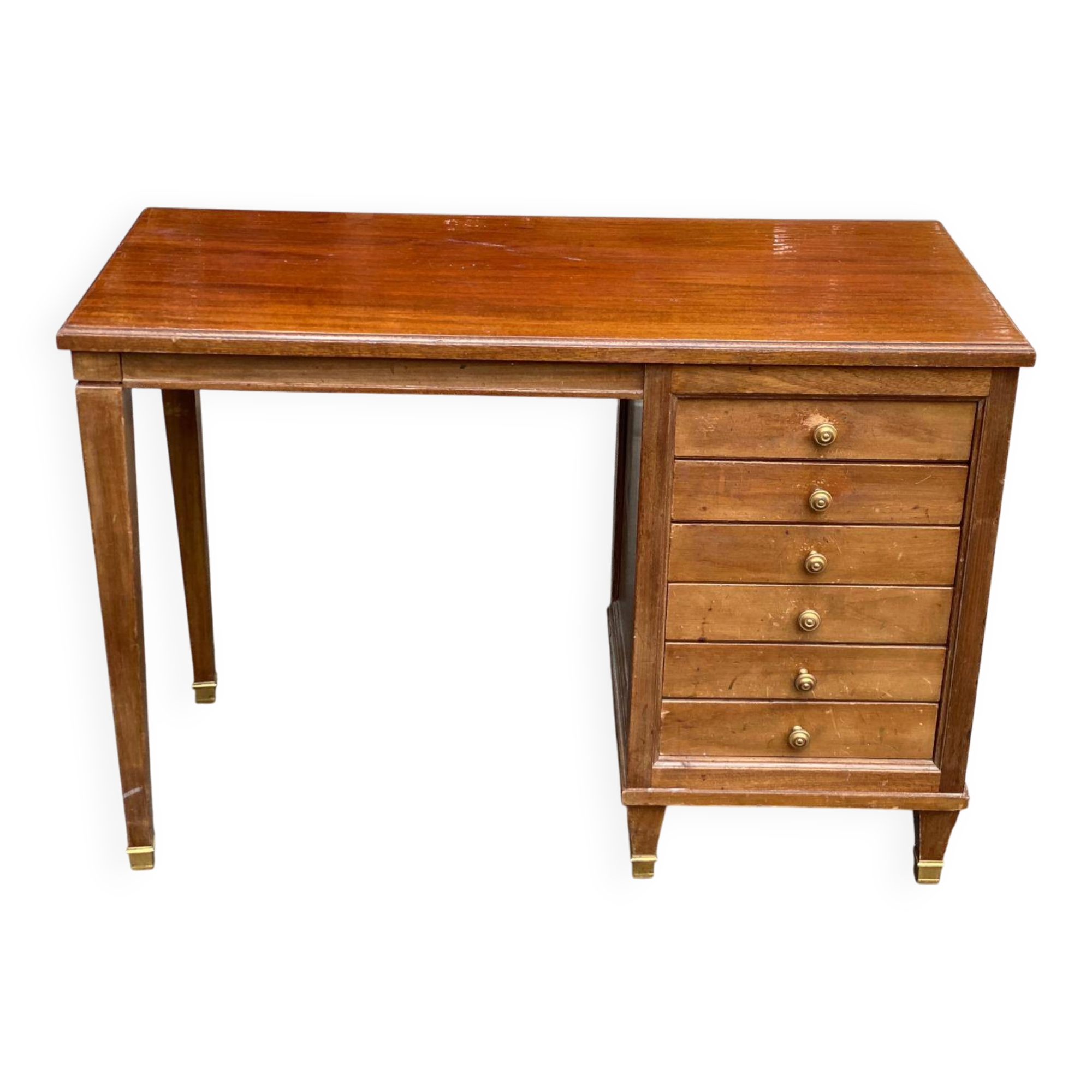 Bureau dactylo de style Louis XVI d'époque milieu du XXè