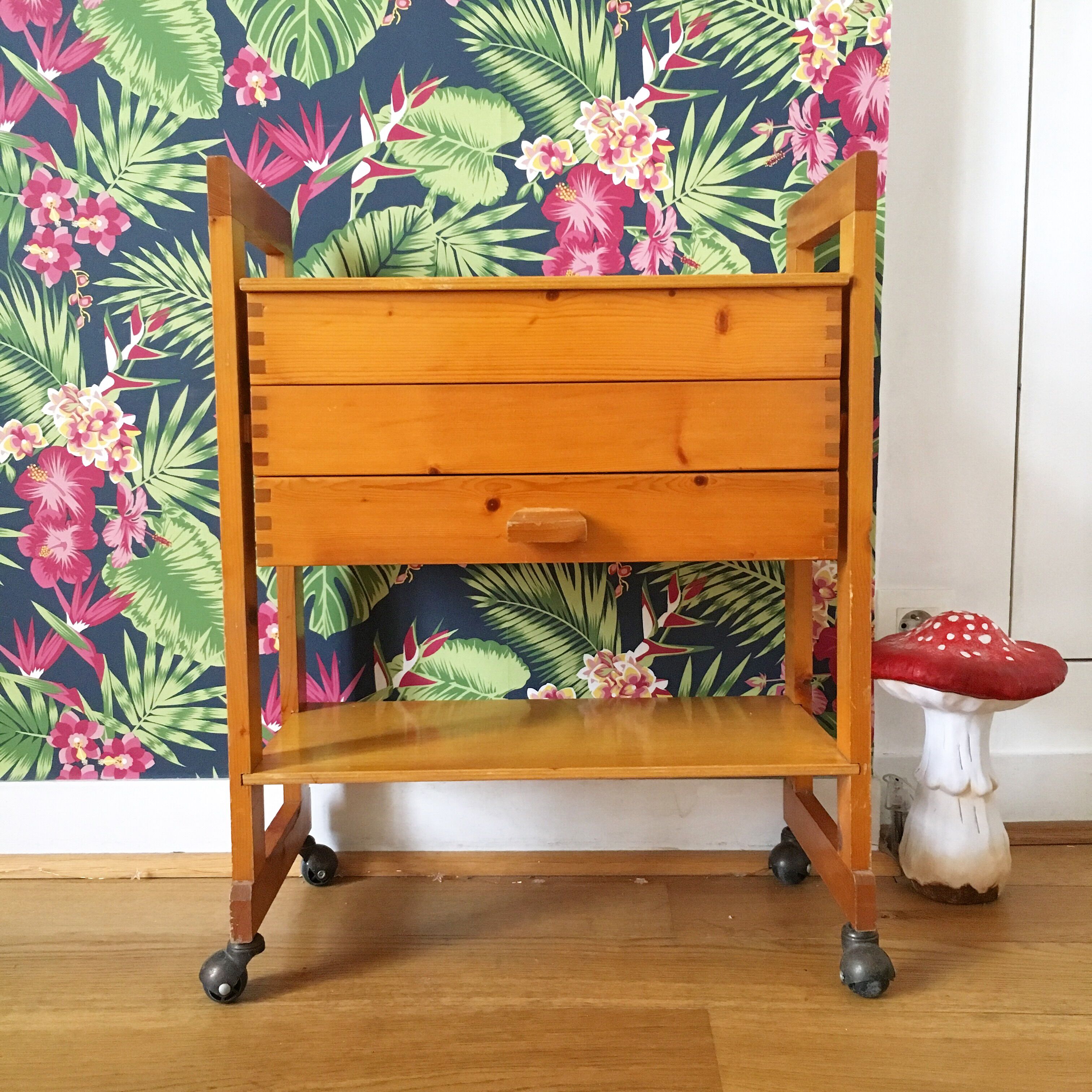 Vintage sewing basket