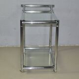 Vintage RVS serveerwagen