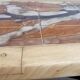 Oval coffee table/salon signed RAYNAUD - 1960s.