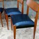 4 Scandinavian chairs from the 60s