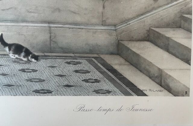 Henry Ryland lithograph