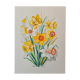 Les Narcisses petite aquarelle signée