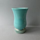Art Deco ceramic cornet vase
