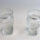 Pair of crystal vases in the Médicis style
