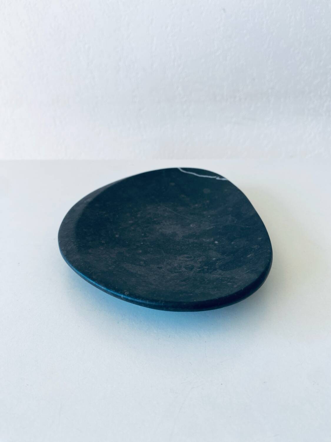 Black Fossil Marble Bowl