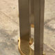Table basse avec table d’appoint en verre 1970