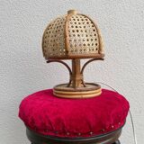 Vintage rattan lamp