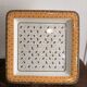 Large Square Plate Geneviève Lethu Mado Floral Decor 37x37cm