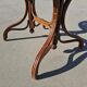 Table à manger vintage avec plateau en rotin par Mundus, années 1960