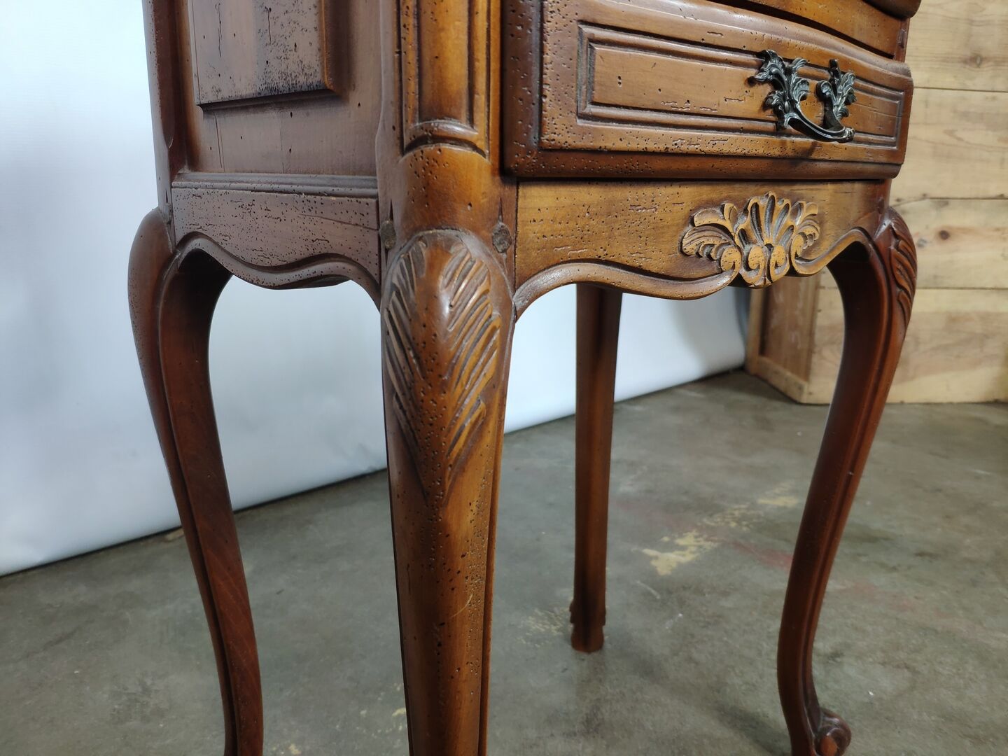 Louis XV style bedside pair