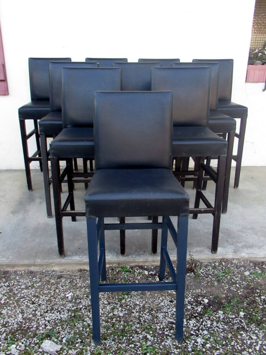 Série de 10 tabourets de bar