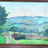 Landscape of limousin by gaston dardaillon (19th-20th century)