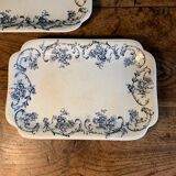 Paire de plats rectangulaires