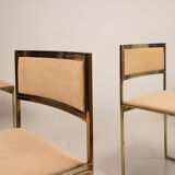 SQ-AL chairs by Willy Rizzo for Maison Willy Rizzo – brass version 1970