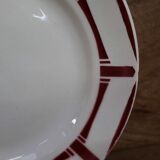 Ancien plat rond Badonviller modèle 'Louise'
