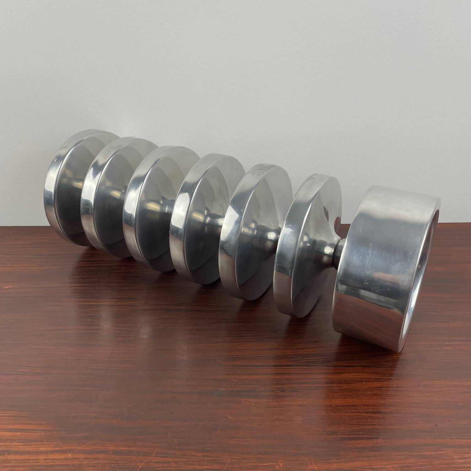 Bougeoir haut en aluminium