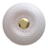 Model 048 Murano Glass Ceiling or Wall Lamp by Leucos, Italy, 1970s