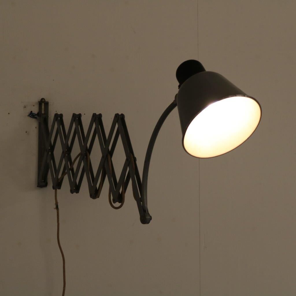 1950s Scissor lamp, manufactured by Belmag in Switzerland
