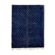 Modern Moroccan carpet dark blue