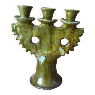 Tamegroute pottery candle holder