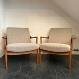 Scandinavian armchair pair Tove & Edvard Kindt-larsen