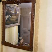 Miroir en bois sculpté style Louis XVI