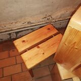 Series of 5 stools by Charlotte Perriand les Arcs