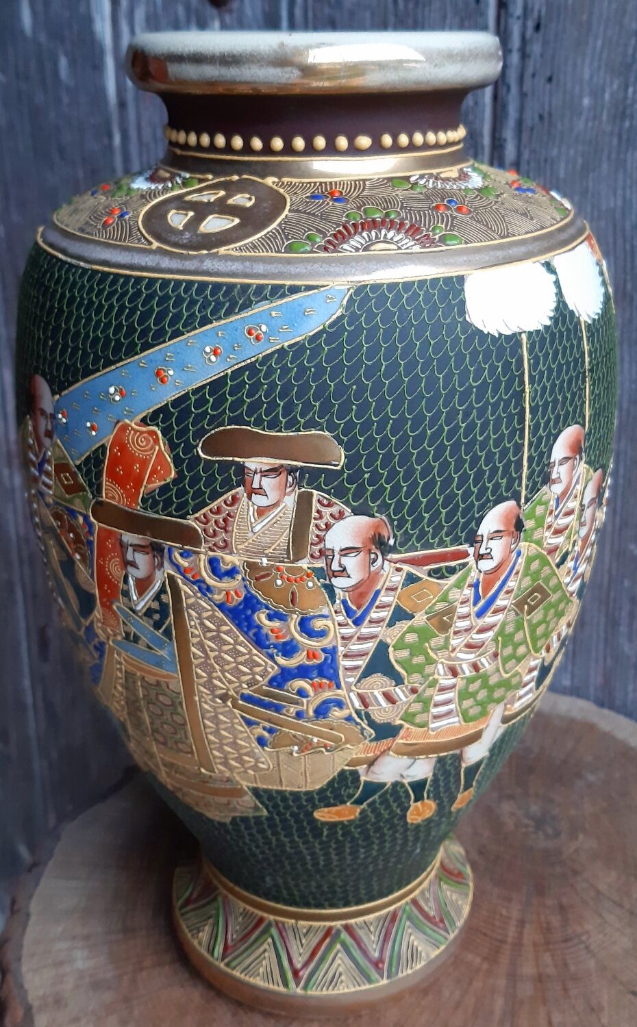 Satsuma porcelain vase