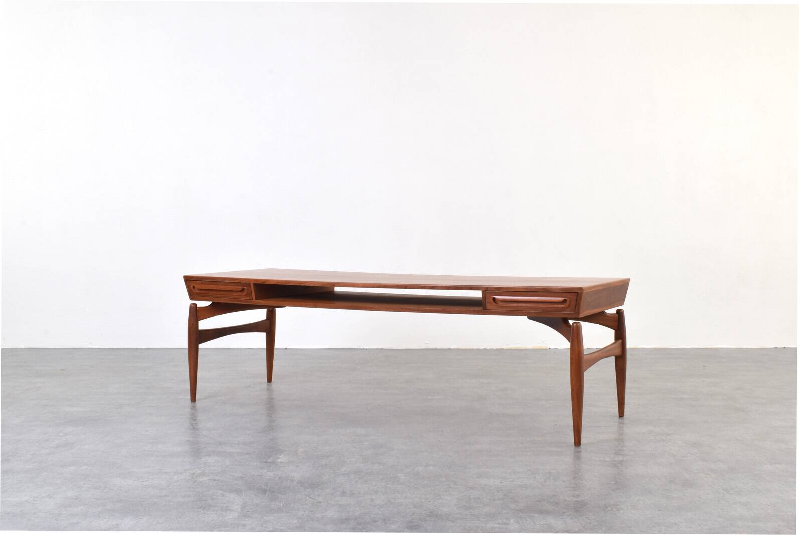 Mid-Century Teak Coffe Table by Johannes Andersen for Trensum Möbelfabrik,