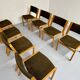 Set of 8 Thygesen and Sorensen / Magnus Olesen designer chairs from the 70s