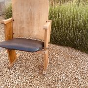 1920 cinema chair made of wood and skai