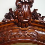 Mahoney carved large mirror 110x180cm