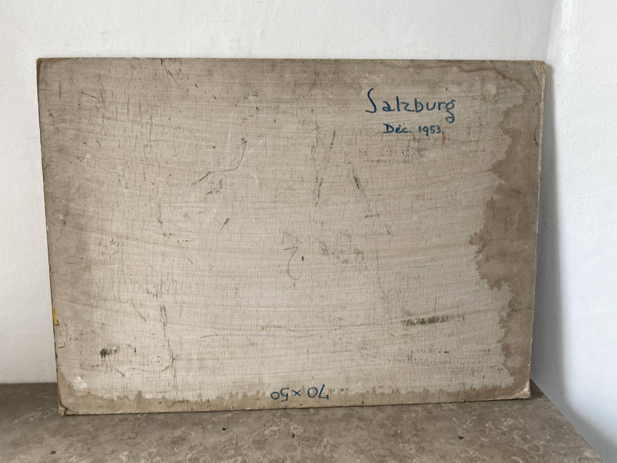 Landscape of Salzburg in 1953