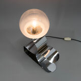 Design Table Lamp with Murano Glass Shade, 1980s