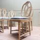 Suite Of Six Louis XVI Style Lacquered Wood Chairs