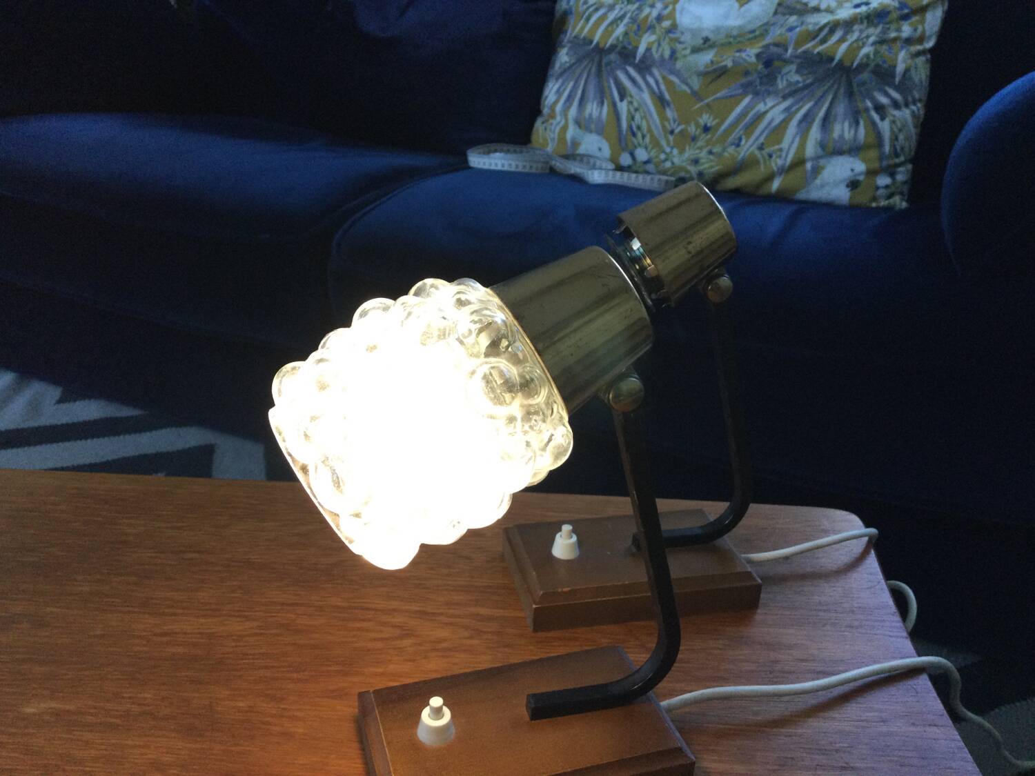 Bubble bedside lamp, 70s